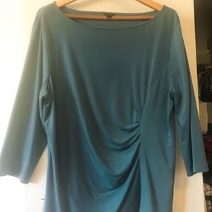 Ann Taylor XXL teal blouse